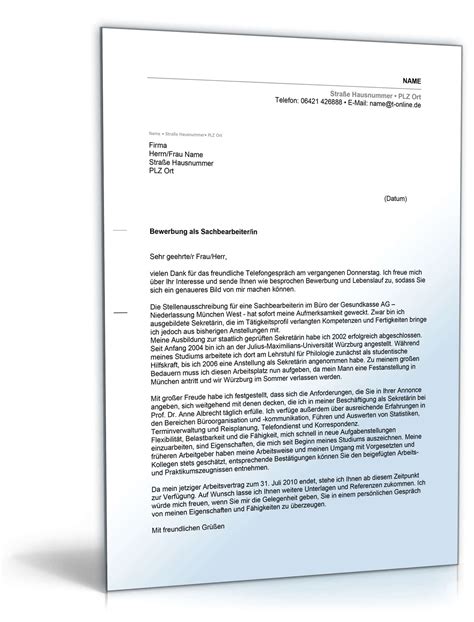 bewerbung quereinsteiger muster pdf